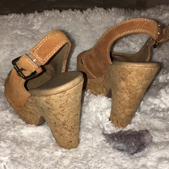 Suede platform heels - Picture 4 of 6